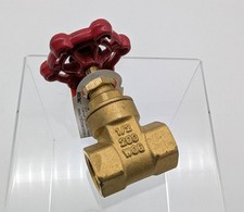 ProLine 1/2" Gate Valve FNPT x FNPT 200 PSI 6TWJ8 Brass