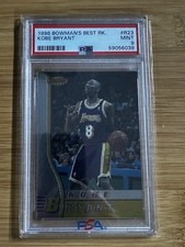 1996 Bowman's Best - KOBE BRYANT - Rookie Card #R23 - LOS ANGELES LAKERS PSA 9. rookie card picture