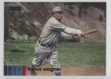2020 Topps Stadium Club Black Foil Honus Wagner #148 HOF 8k4