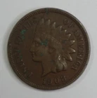 1908-S Indian Head/Oak Wreath w/Shield rev Cent VERY FINE ~ Minor Corrosion
