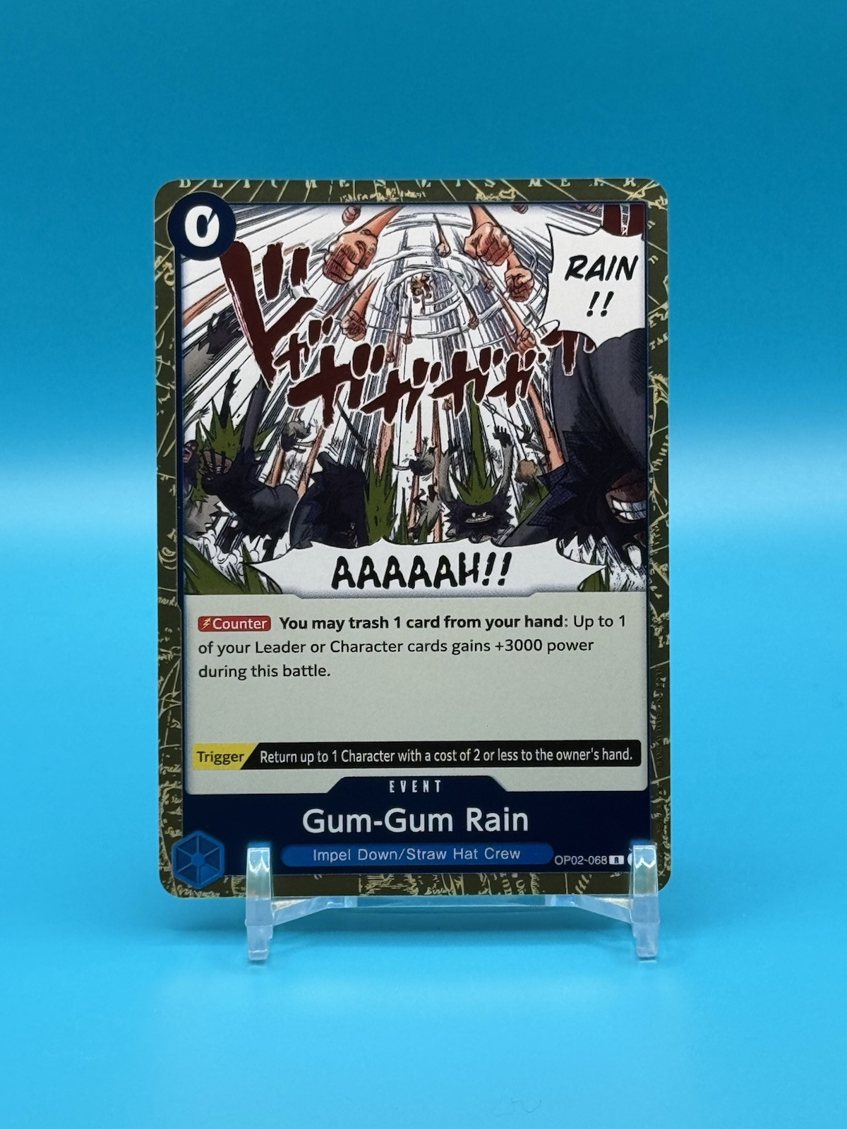Gum-Gum Rain - OP02-068 R - One Piece CCG - Paramount War - NM