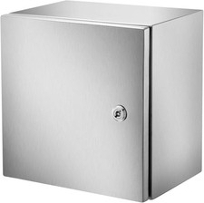 New Stainless Steel Enclosure, 12 x 12 x 8'' NEMA 4X Steel Electrical
