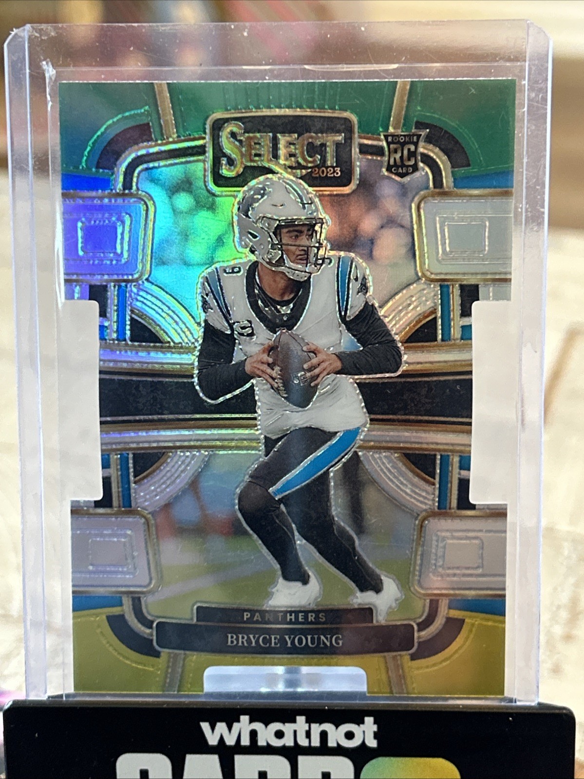 2023 Panini Select - Concourse Bryce Young #14 Green & Yellow Prizm Die-Cut (RC)