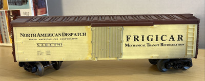 Lionel 6-5703 North American Despatch Reefer Weathered Look-Original Box