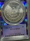 1880/79-S Morgan Silver Dollar $1 MS 66 Traderbea Trader Bea Pcgs