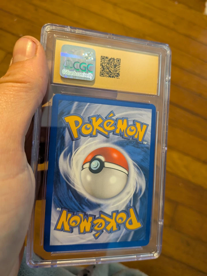 (POP 4) CGC 10 PRISTINE EX Team Rocket Returns Larvitar 63/109 Pokemon Card - Image 3 of 4