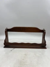 Vintage Wooden Spice Rack Wall Mount Shelf Kitchen Decor Single Tier 14" Wide