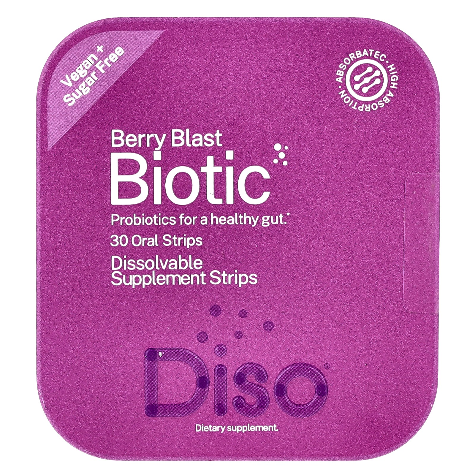 Biotic, Berry Blast, 30 Oral Strips