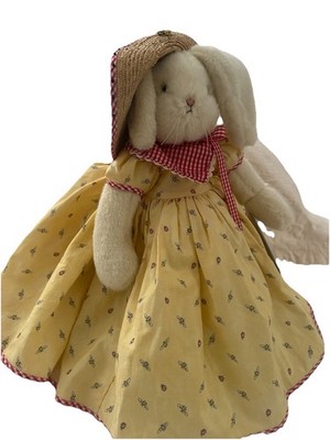 Vintage Bunnies by The Bay Merry Mary 15 Inch Bunny Rabbit  Plush Original Tag