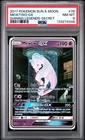 Pokemon 2017 Mewtwo ✨GX 78/73 Alt Art Secret Rare Shining Legends PSA 8 Mewtube