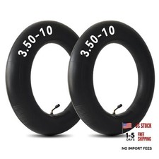 2 PCS 3.50-10 Inner Tube 10 inch Scooter Tube with Bent Valve Stem