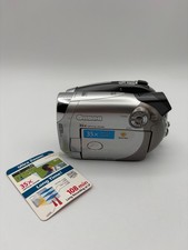 Canon DC230 Mini DVD Camcorder Video Camera Silver w/35x Zoom READ