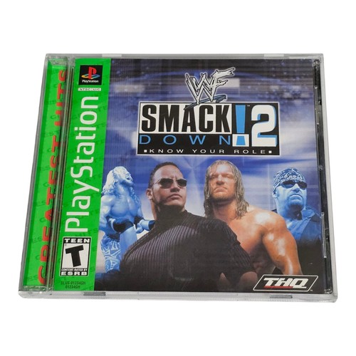 WWF SmackDown 2: Know Your Role (Sony PlayStation 1, 2000) CIB PS1 Greatest Hits
