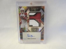 2022 Panini Select Trey McBride Rookie BLUE Pulsar RPA 11/25 SSP Patch Auto RC