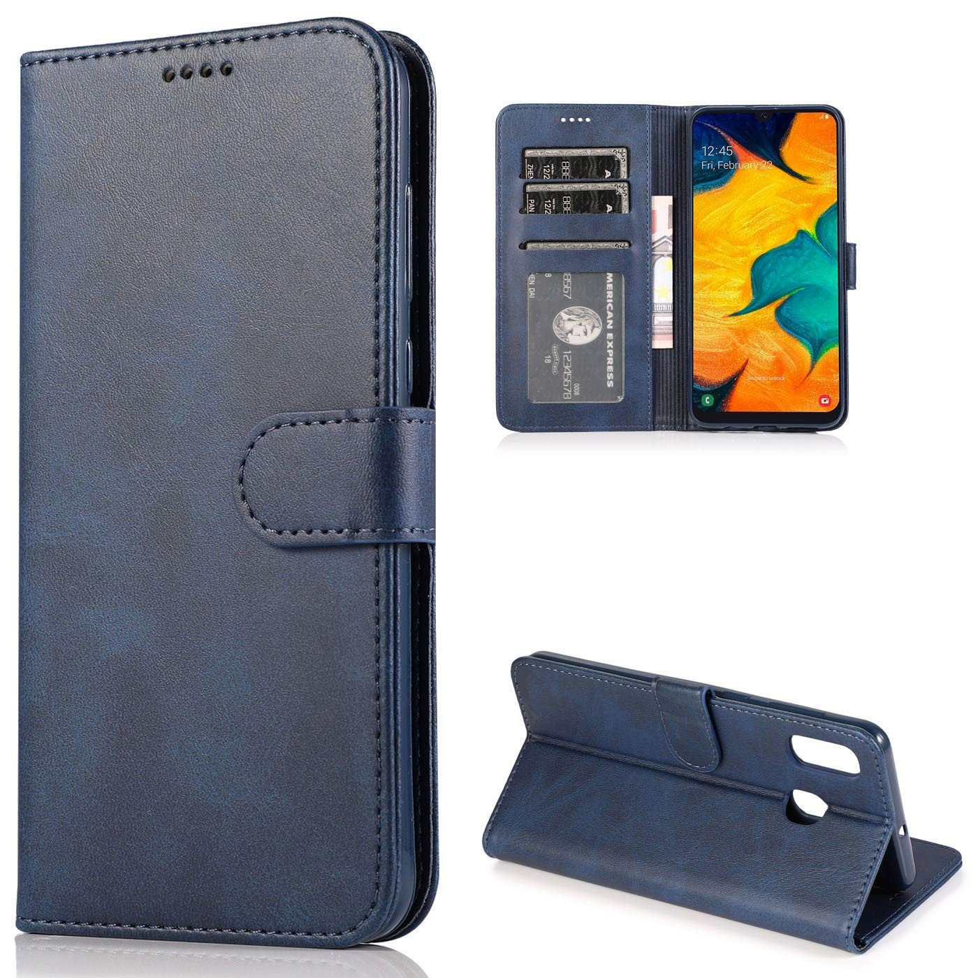 CTIUYA - Custodia in pelle per Samsung Galaxy A20/A30/A20E/A40 Samsung (r9G)