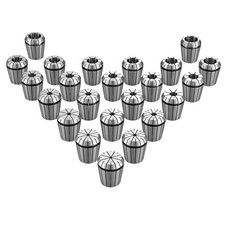 Uimoso 23-Piece ER40 Spring Collet Set, 1/8"-1", 0.0006" TIR Precision Tool