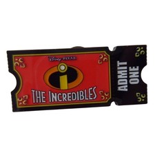 Disney Trading Pin 183300 LFLY - The Incredibles - Pixar Movie Tickets - Mystery