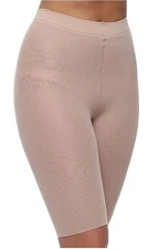 ASSETS Unbelievable Underwear Super Tummy Control MID THIGH Shaper 870 NUDE sz 1