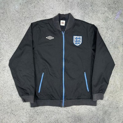 Umbro vintage England Zipper Sportjacke Windbreaker Track Jacket  Three Lions XL