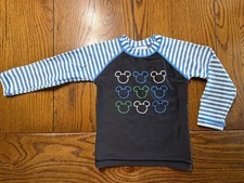 Hanna Andesson Disney Mickey Mouse Rash Guard Long Sleeve Swim Top 90 3