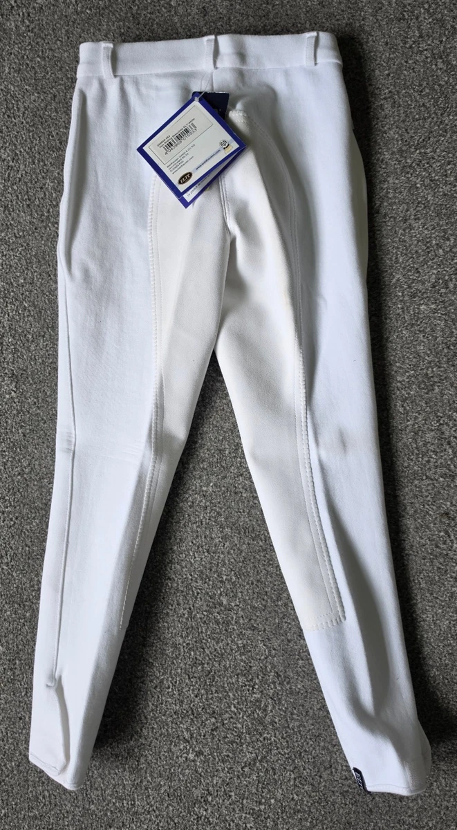 ELT Damen Reithose FUN Vollbesatz NEU Weiss in Gr. 36