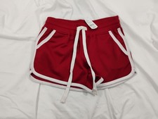 Aster Wine & White Womens Drawstring Shorts N...