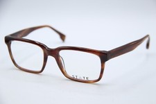 NEW STATE LOGAN REDWOOD BROWN TORT AUTHENTIC DESIGNER EYEGLASSES 55-21
