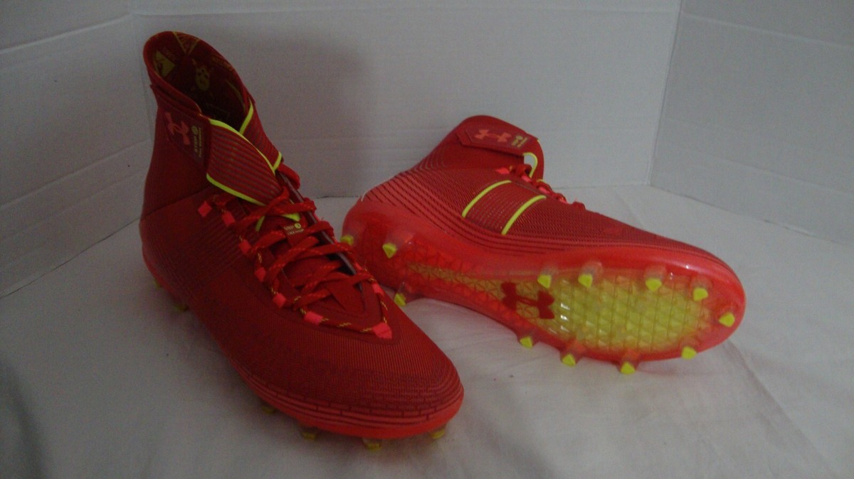 Under Armour Highlight MC Football Cleats 3023716-600 Men’s 12.5 Red/Yellow Under Armour Men main image 2