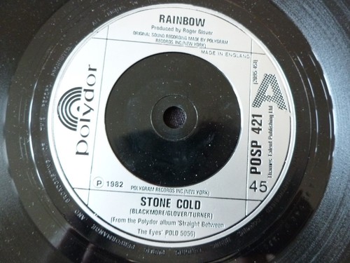 Rainbow 17.8cm x 3 Stone Cold / All Night Long / Since You Been Gone - Imagen 10 de 10