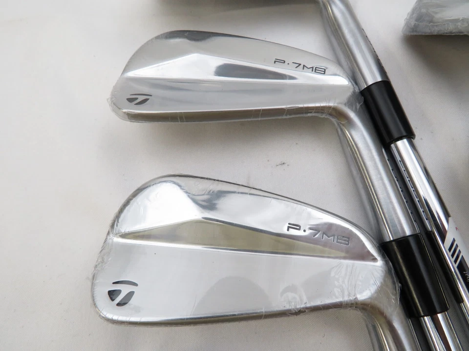 New RH TaylorMade P-7MB Forged Iron Set 4-PW KBS Tour Stiff Steel Shafts S - Image 2 of 4