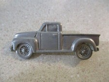 VINTAGE 2 DOOR PICKUP TRUCK LAPEL PIN TENNESSEE PEWTER OLDIES 2'' PIN