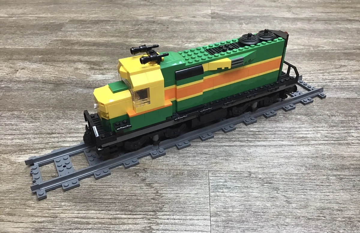 Lego City Custom Train Based On Set 10133 Diesel Locomotive Train
