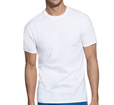 Hanes Men's Super Value Pack White Crew T-Shirt Undershirts, 10 Pack Size M/M