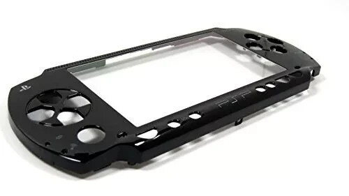 Black Faceplate Front Cover Case for PSP 1001 PSP 1000 Replacement Shell - Picture 4 of 8