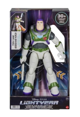 Disney Pixar Buzz Lightyear Movie Laser Blade Action Figure 12'' with 30 Sounds
