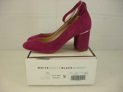 plum suede shoes