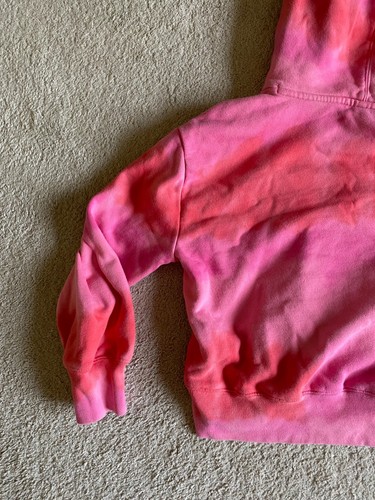 GAP Kids Girls Hoodie Pullover Sweatshirt Pink Tie Dye Marbled. size XL (12) Fun - Picture 12 of 13