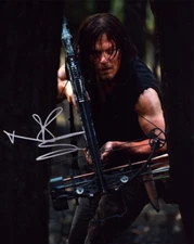 Daryl Dixon Autographed 8x10 Norman Reedus Signed Reprint Walking Dead TV Show