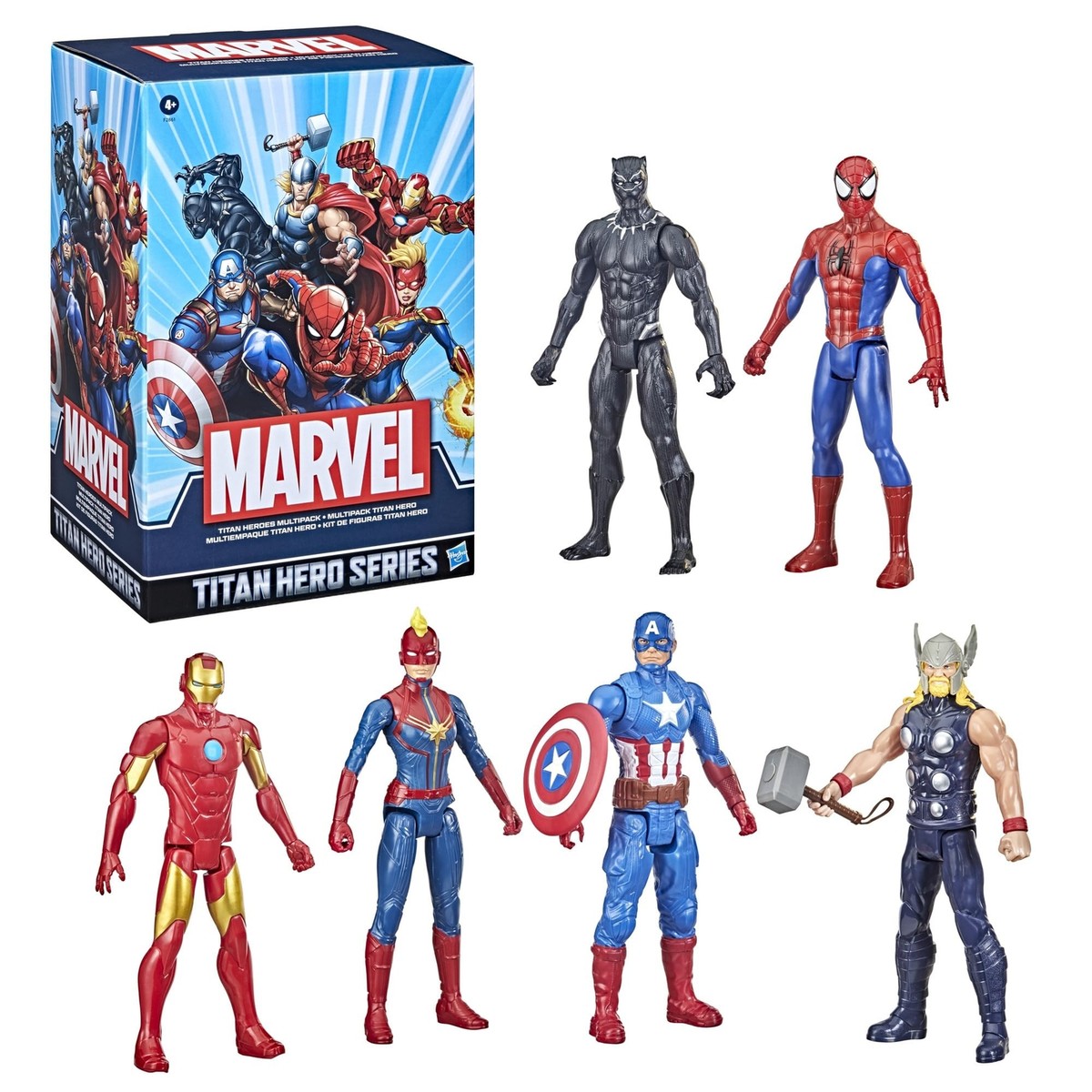 Marvel Titan Hero Series Action Figure Multipack, 6 Action Figures
