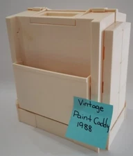 Distlefink Design Inc Paint Caddy Empty Case Not Complete Plastic Vintage 1988 ⬇