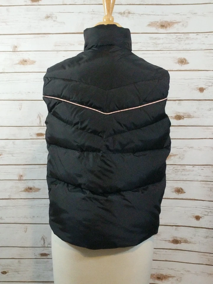 NORTHCREST CHALECO MUJER PLUMÓN RELLENO TALLA S NEGRO ROSA Cremallera Foto 3 de 4