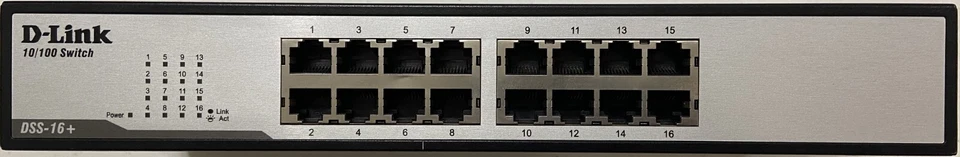 D-Link DSS-16+ 16-Port 10/100 Desktop Switch Unmanaged - Image 2 of 4