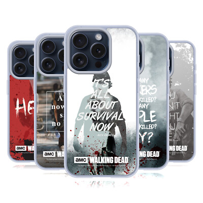 OFFIZIELLE AMC THE WALKING DEAD ZITATE GEL HANDYHÜLLE FÜR APPLE iPHONE HANDYS