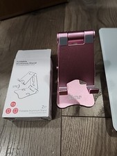 Cell Phone Stand for Angle Height Adjustable Desk Sturdy Aluminum Metal Phone...
