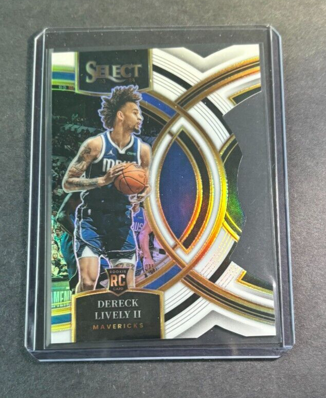 2023-24 Panini Select Premier DIE CUT WHITE PRIZM Dereck Lively II RC 066/149 RC