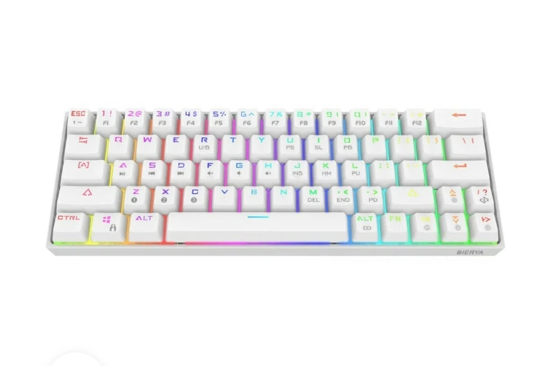 Clavier de jeu filaire Bluetooth dierya dk63 blanc neuf