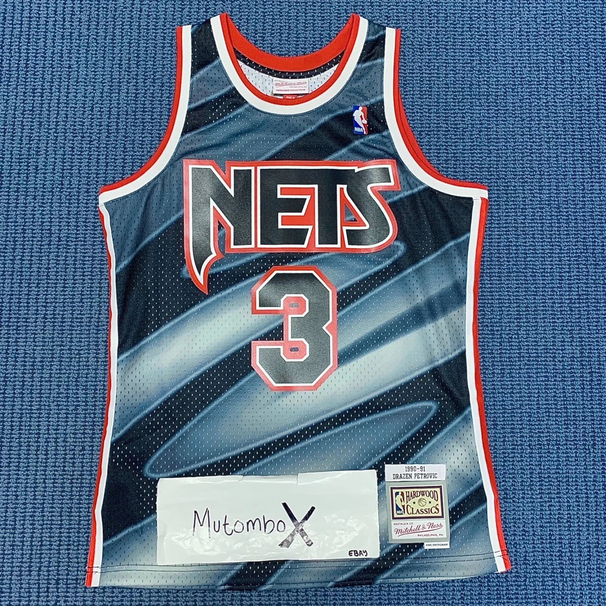 Authentic New Jersey Nets 1990-91 Jacket