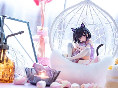 1/6 Scale Ishoujo Series Bishop's Rondo Aya-chan Cat Ears Pillow Figure Gift Box