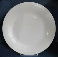 Homer Laughlin China ~ “Fiesta Ware” ~ 10½" DINNER PLATE ~ Off White ~ Lead Free