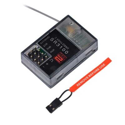2.4GHz Receiver SR3100 3CH DSM2 Spectrum Expansion Protocal Fast Response Rate